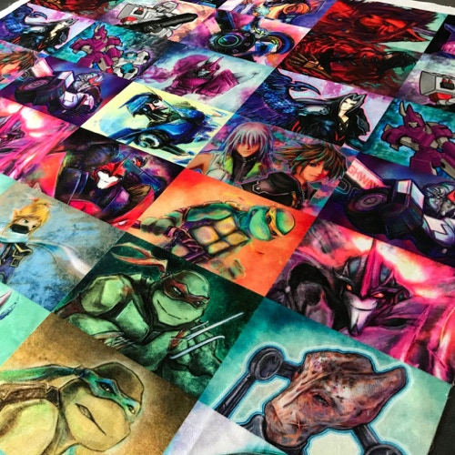 uncut printed yard for bags