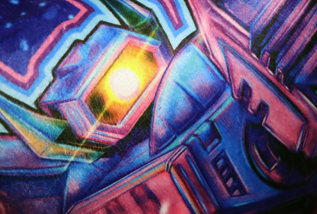 clos-up of plush texture of Shockwave pillow